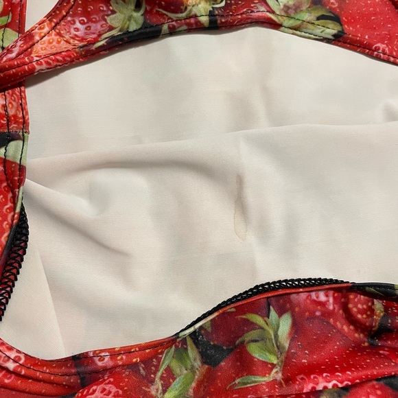 BlackMilk Strawberry Reversible Skater Dress - Picture 5 of 9